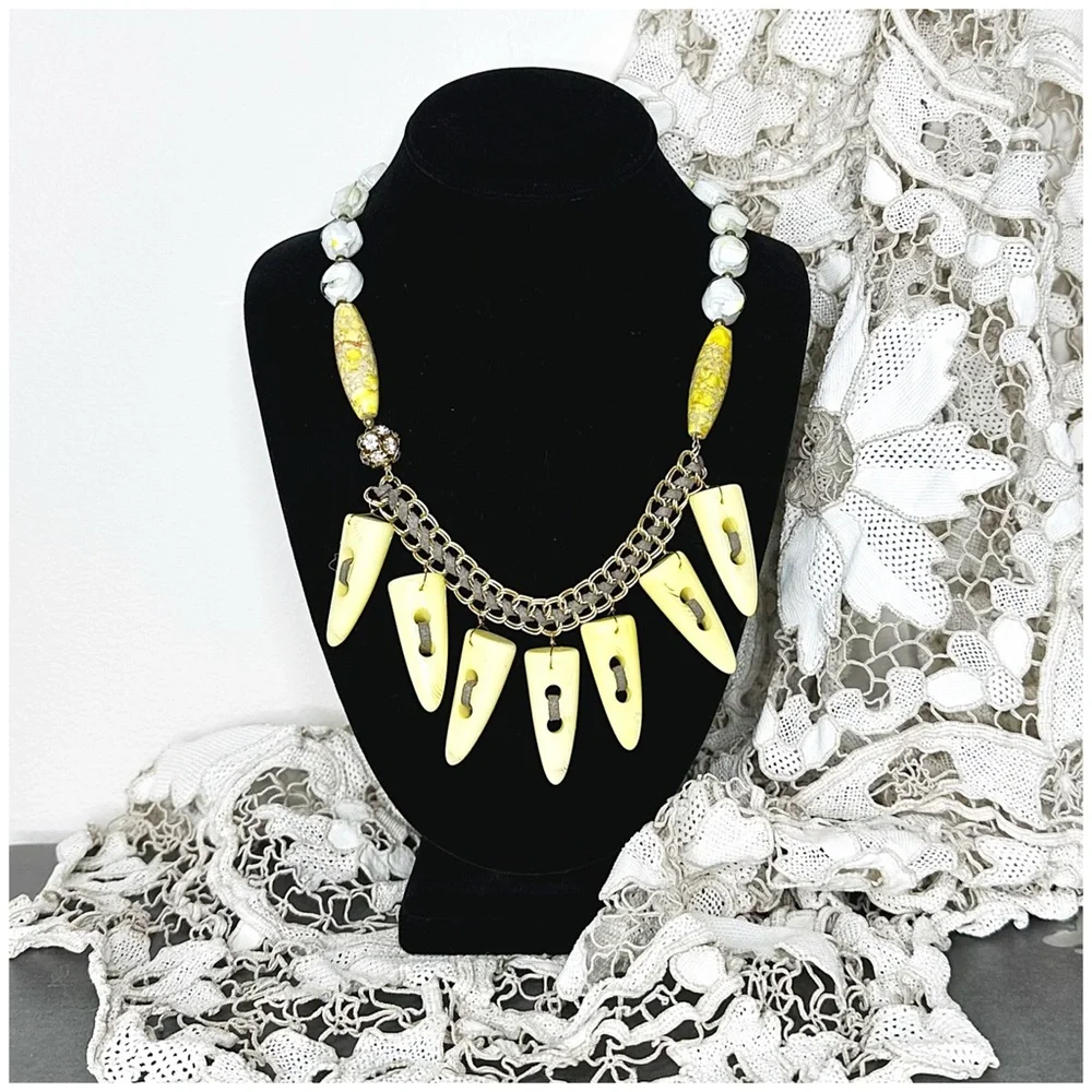 Anthro “Point Assembly Necklace” - Picture 1 of 11